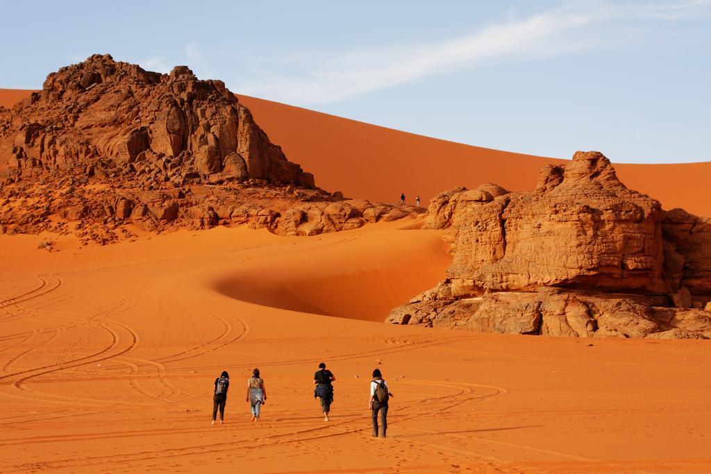 Hostel Chez Belkacem Merzouga Buitenkant foto